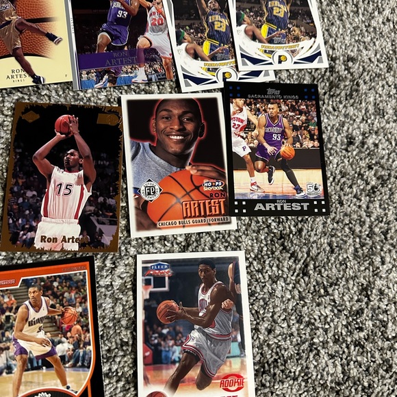 Lot of 19 Ron Artest basketball cards with Rookies Chicago Bulls - Picture 3 of 8
